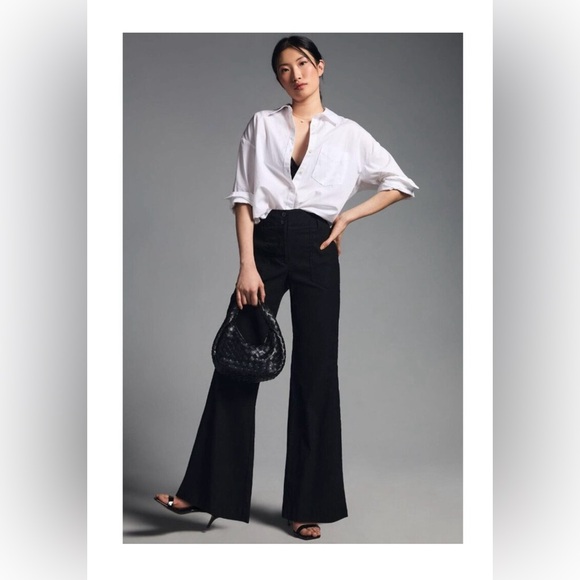 Anthropologie Maeve Naomi Flare Pants - Picture 1 of 10